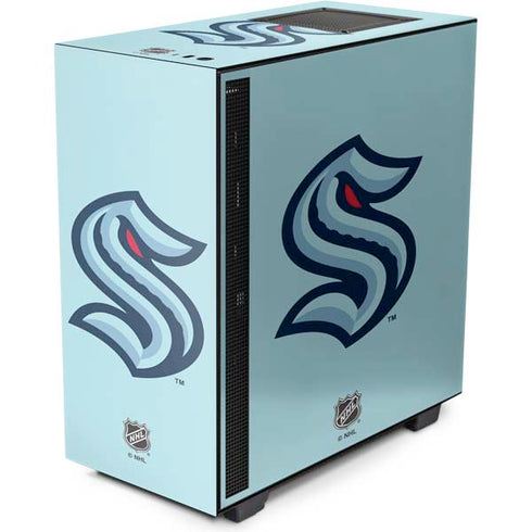 NHL Seattle Kraken Logo NZXT H510 Compact ATX Mid-Tower Case Skin