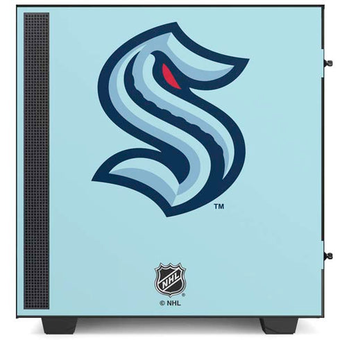 NHL Seattle Kraken Logo NZXT H510 Compact ATX Mid-Tower Case Skin