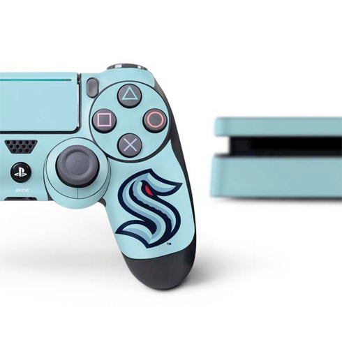 NHL Seattle Kraken Logo PS4 Slim Bundle Skin
