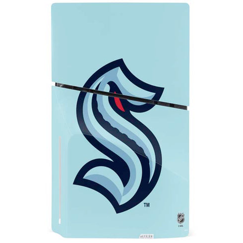 NHL Seattle Kraken Logo PS5 Slim Disk Bundle Skin