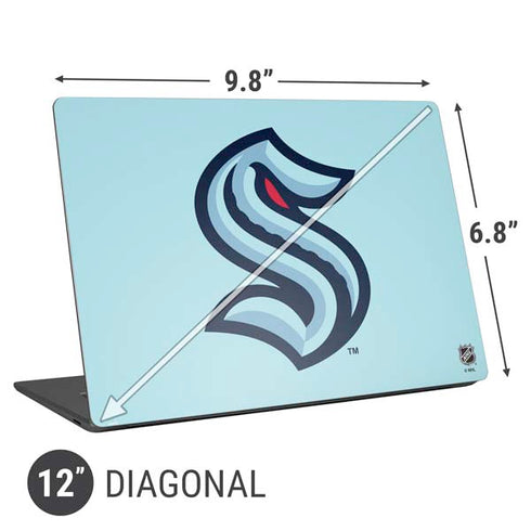 NHL Seattle Kraken Logo Universal Laptop 12in (9.8 x 6.8in) Skin