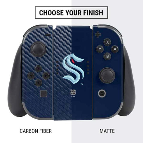 NHL Seattle Kraken Nintendo Switch Bundle Skin