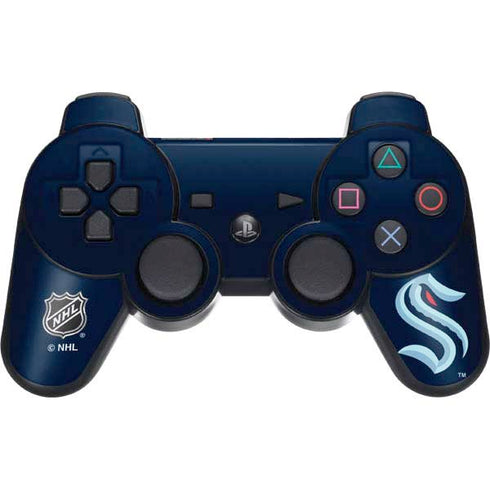 NHL Seattle Kraken PS3 Dual Shock wireless controller Skin