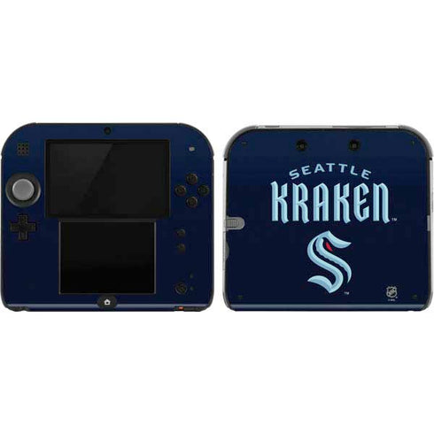 NHL Seattle Kraken Script Nintendo 2DS Skin