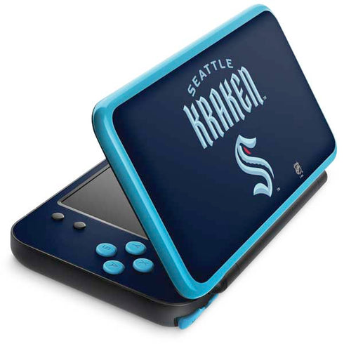 NHL Seattle Kraken Script Nintendo 2DS XL (2017) Skin