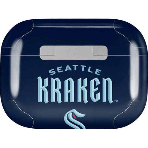 NHL Seattle Kraken Script Apple AirPods Pro Skin