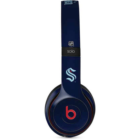 NHL Seattle Kraken Script Beats Solo 2 Wireless Skin