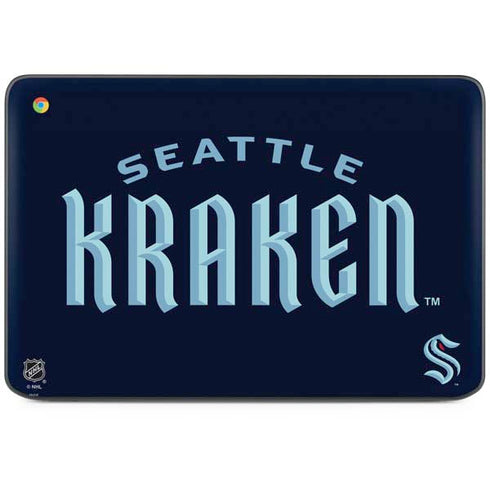 NHL Seattle Kraken Script HP Chromebook Skin