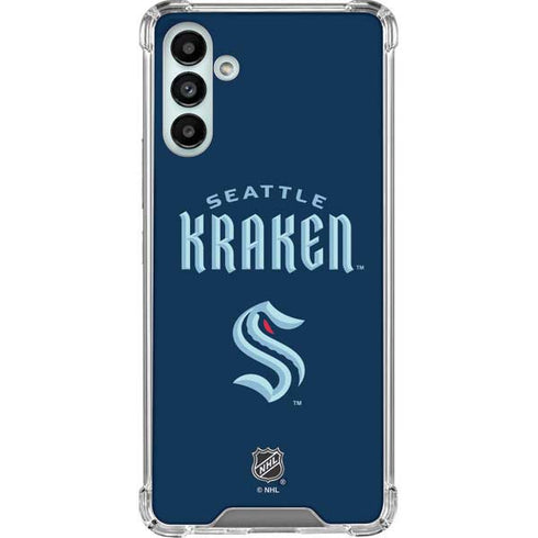 NHL Seattle Kraken Script Galaxy A13 5G Clear Case