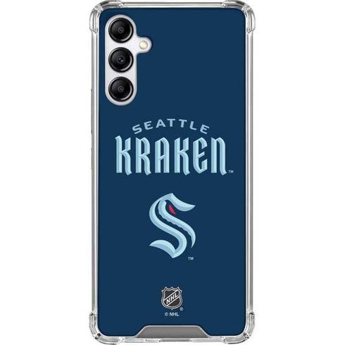 NHL Seattle Kraken Script Galaxy A14 5G Clear Case