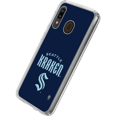 NHL Seattle Kraken Script Galaxy A20 Clear Case