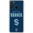NHL Seattle Kraken Script Galaxy A21 Clear Case