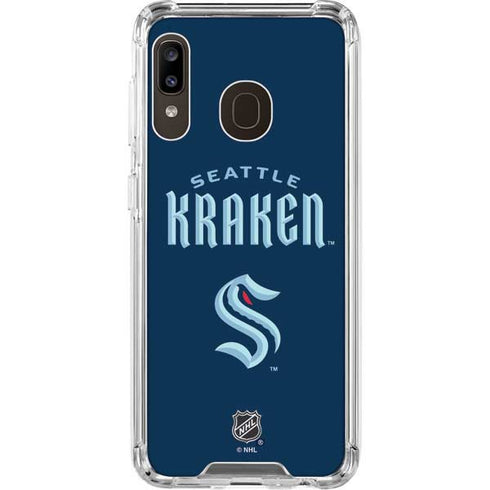 NHL Seattle Kraken Script Galaxy A30 Clear Case