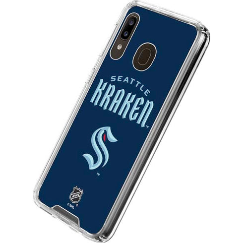 NHL Seattle Kraken Script Galaxy A30 Clear Case