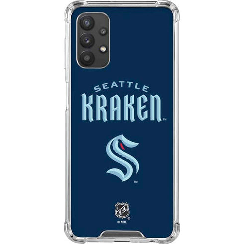 NHL Seattle Kraken Script Galaxy A32 5G Clear Case