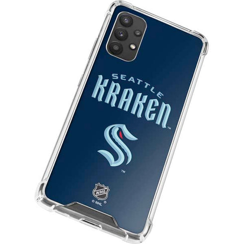 NHL Seattle Kraken Script Galaxy A32 5G Clear Case