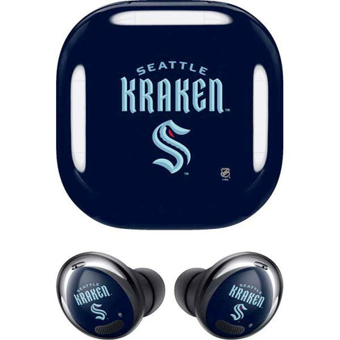 NHL Seattle Kraken Script Galaxy Buds Pro Skin