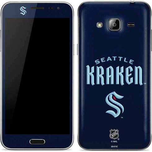 NHL Seattle Kraken Script Galaxy J3 Skin