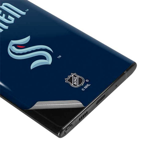 NHL Seattle Kraken Script Galaxy Note 10 Plus Skin
