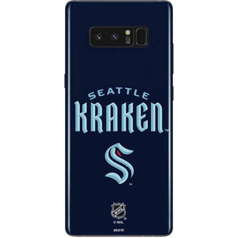 NHL Seattle Kraken Script Galaxy Note 8 Skin