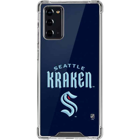 NHL Seattle Kraken Script Galaxy Note20 5G Clear Case
