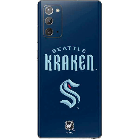 NHL Seattle Kraken Script Galaxy Note20 5G Skin