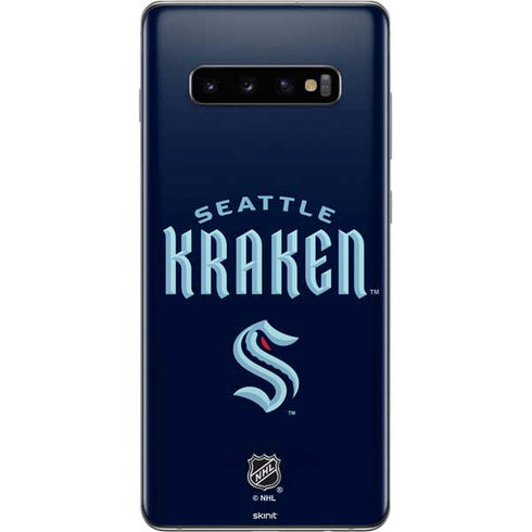NHL Seattle Kraken Script Galaxy S10 Plus Skin