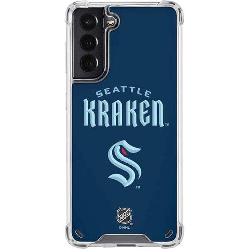 NHL Seattle Kraken Script Galaxy S21 5G Clear Case