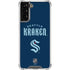 NHL Seattle Kraken Script Galaxy S21 FE Clear Case