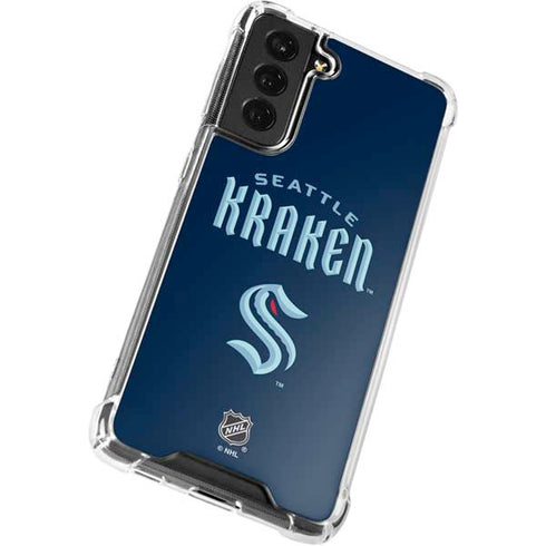 NHL Seattle Kraken Script Galaxy S21 FE Clear Case
