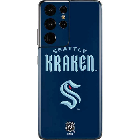 NHL Seattle Kraken Script Galaxy S21 Ultra 5G Skin