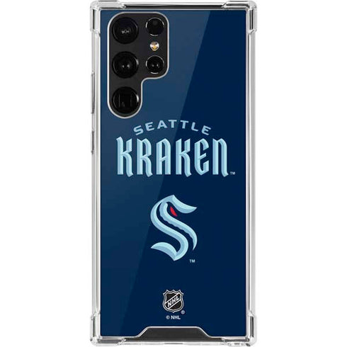 NHL Seattle Kraken Script Galaxy S22 Ultra Clear Case