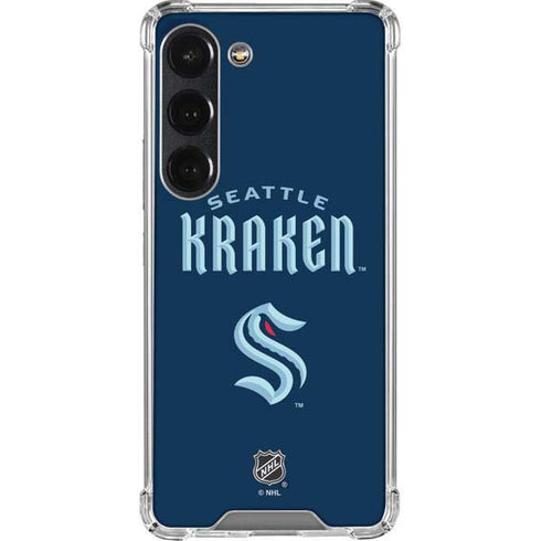 NHL Seattle Kraken Script Galaxy S23 Clear Case