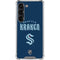 NHL Seattle Kraken Script Galaxy S23 Clear Case