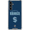 NHL Seattle Kraken Script Galaxy S23 FE Clear Case