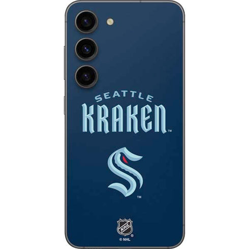 NHL Seattle Kraken Script Galaxy S23 Skin