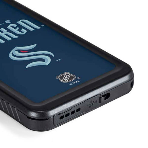 NHL Seattle Kraken Script Galaxy S23 Waterproof Case