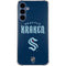 NHL Seattle Kraken Script Galaxy S24 Clear Case