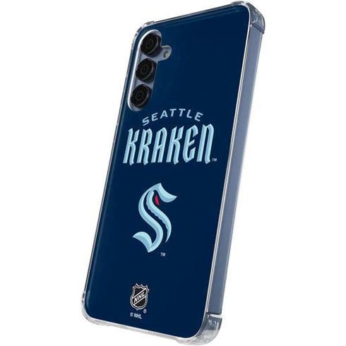 NHL Seattle Kraken Script Galaxy S24 Clear Case