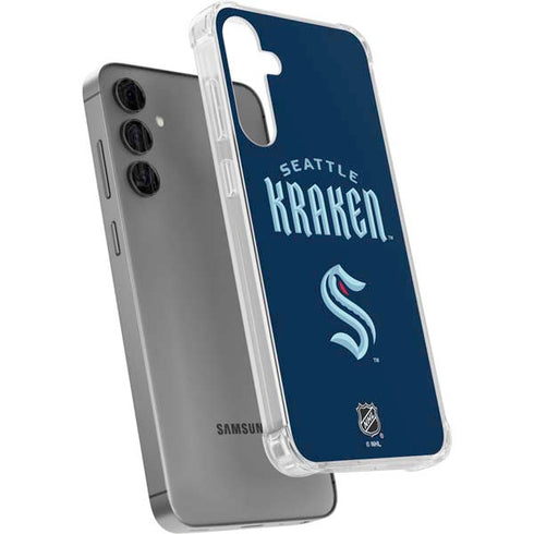 NHL Seattle Kraken Script Galaxy S24 Plus Clear Case