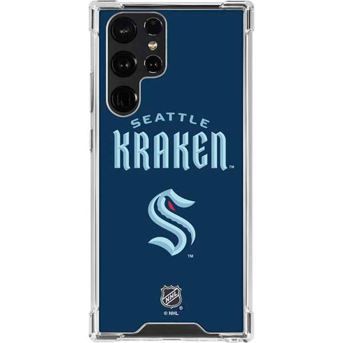 NHL Seattle Kraken Script Galaxy S24 Ultra Clear Case