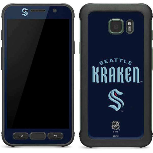 NHL Seattle Kraken Script Galaxy S7 Active Skin