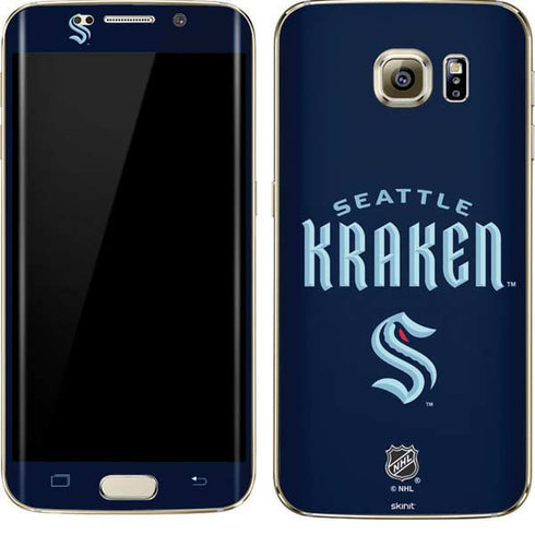 NHL Seattle Kraken Script Galaxy S7 Edge Skin