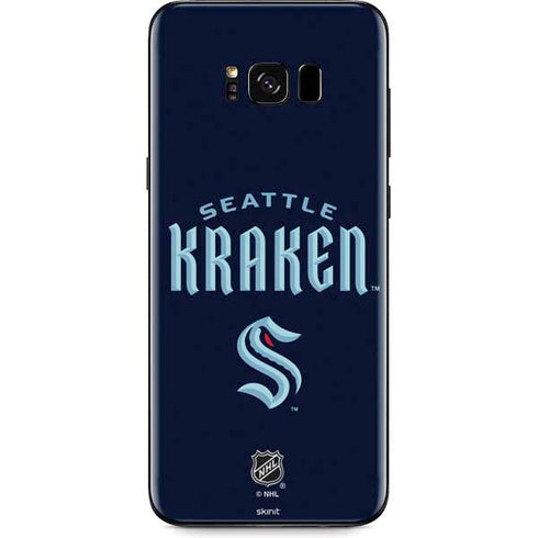 NHL Seattle Kraken Script Galaxy S8 Skin