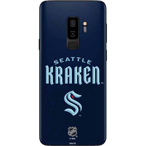 NHL Seattle Kraken Script Galaxy S9 Plus Skin