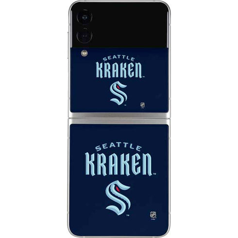 NHL Seattle Kraken Script Galaxy Z Flip3 5G Skin