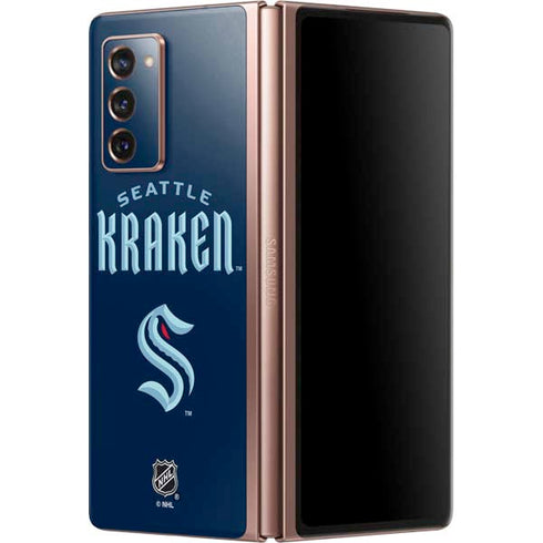 NHL Seattle Kraken Script Galaxy Z Fold2 5G Skin