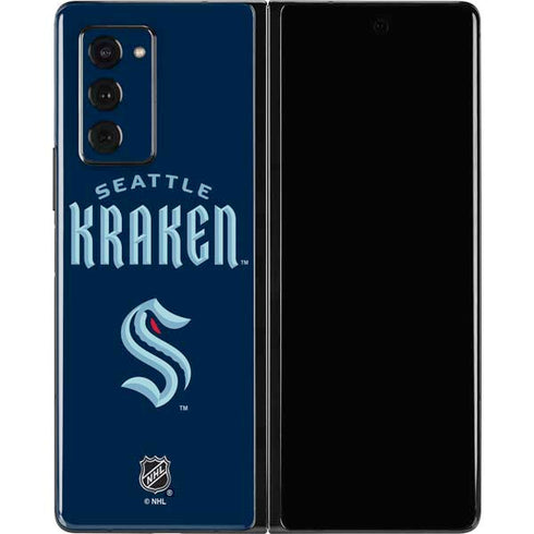 NHL Seattle Kraken Script Galaxy Z Fold2 5G Skin