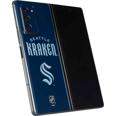 NHL Seattle Kraken Script Galaxy Z Fold2 5G Skin