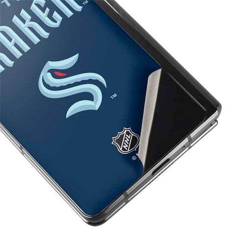 NHL Seattle Kraken Script Galaxy Z Fold2 5G Skin